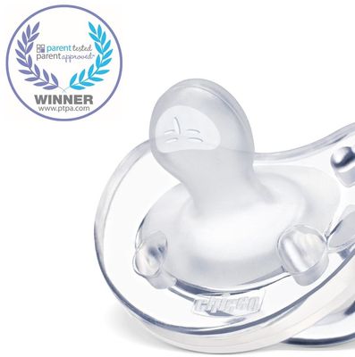 Chicco Šidítko Physio Soft celosilikonové 16-36m 2 ks