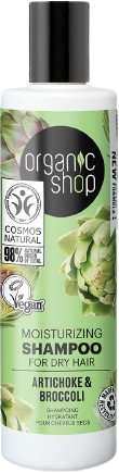 Organic Shop Hydratační šampon na suché vlasy Artyčok a brokolice 280 ml