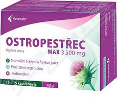 Noventis Ostropestřec Max 60 kapslí