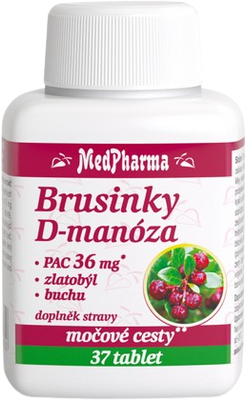 MedPharma Brusinky D-manóza 37 tablet
