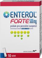 Enterol Forte 500mg perorální prášek pro přípravu suspenze 10 sáčků