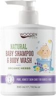 Woodenspoon Dětský sprchový gel a šampon na vlasy 2v1 300 ml