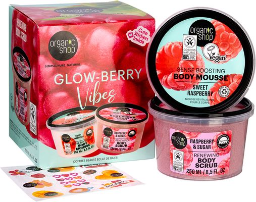 Organic Shop Glow-Berry Vibes Beauty Set 2 x 250 ml