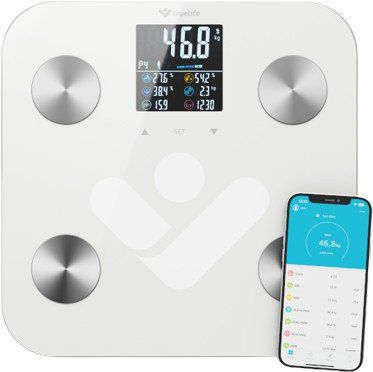 TrueLife FitScale W6 BT - Bioelektrická impedanční bluetooth váha