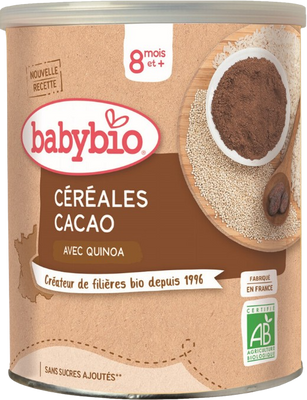 Babybio nemléčná bio kaše s kakaem 220 g