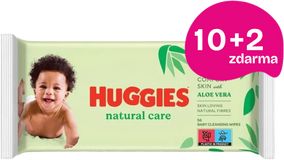 Huggies® Natural Care single vlhčené ubrousky 12 x 56 ks