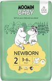 Moomin baby 2 Newborn 3–6 kg, eko pleny 56 ks