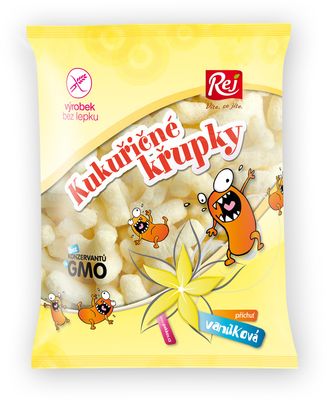 Kukuřičné křupky vanilkové 90 g