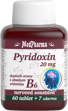 MedPharma Pyridoxin (vitamin B6) 20 mg 67 tablet