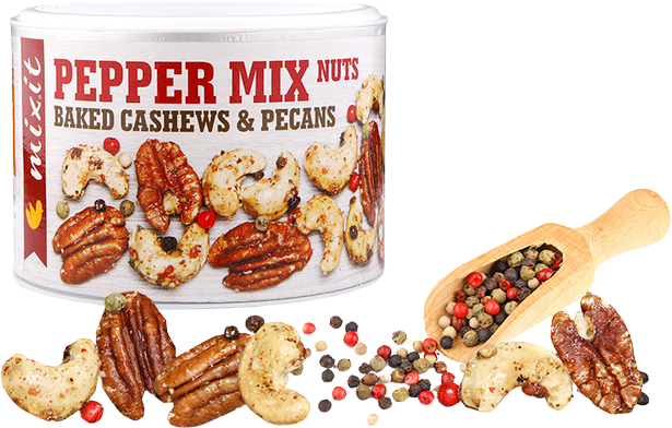 Mixit Oříšky z pece - čtyři druhy pepře 150 g