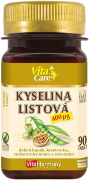 VitaHarmony Kyselina listová 400 μg 90 tablet