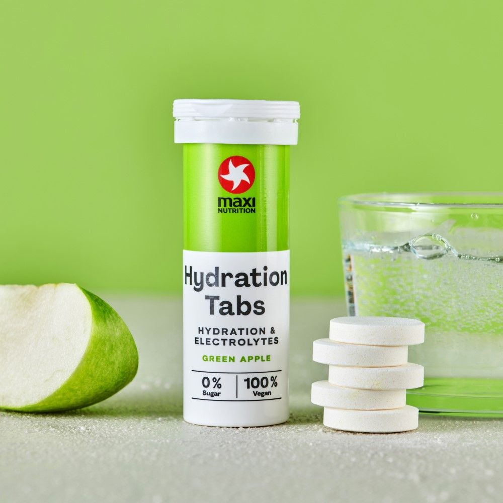 Maxi Nutrition Hydratační tablety s příchutí jablka a limetky 40 g