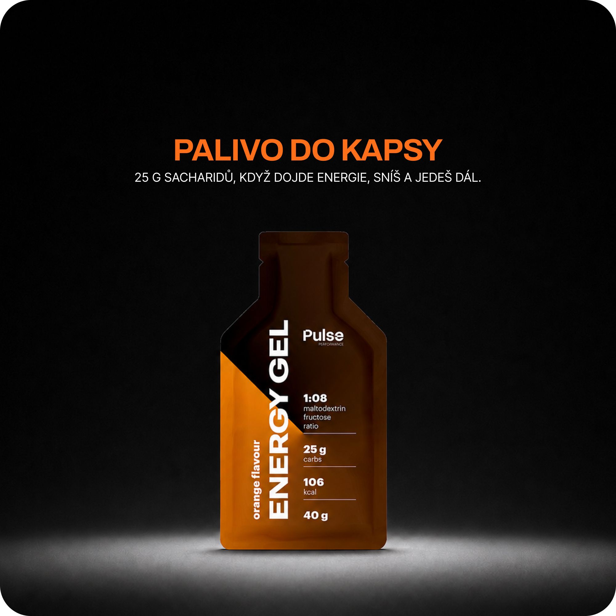 Pulse Performance Energy gel Orange 40 g