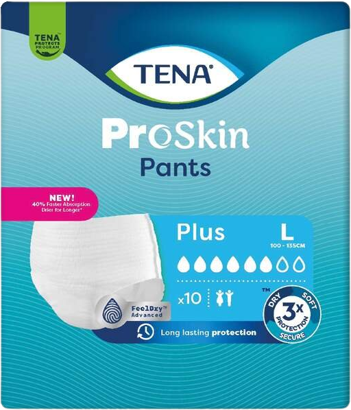 Tena Pants Plus L inkontinenční kalhotky 10 ks