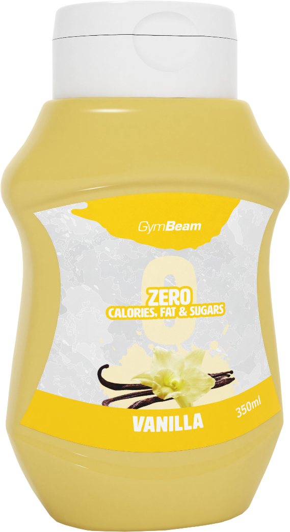 GymBeam Bezkalorický sirup vanilka 350 ml