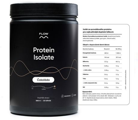Flow Protein Isolate - Čokoláda 980 g