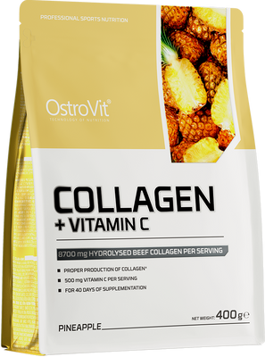 OstroVit Kolagen + Vitamin C ananas 400 g