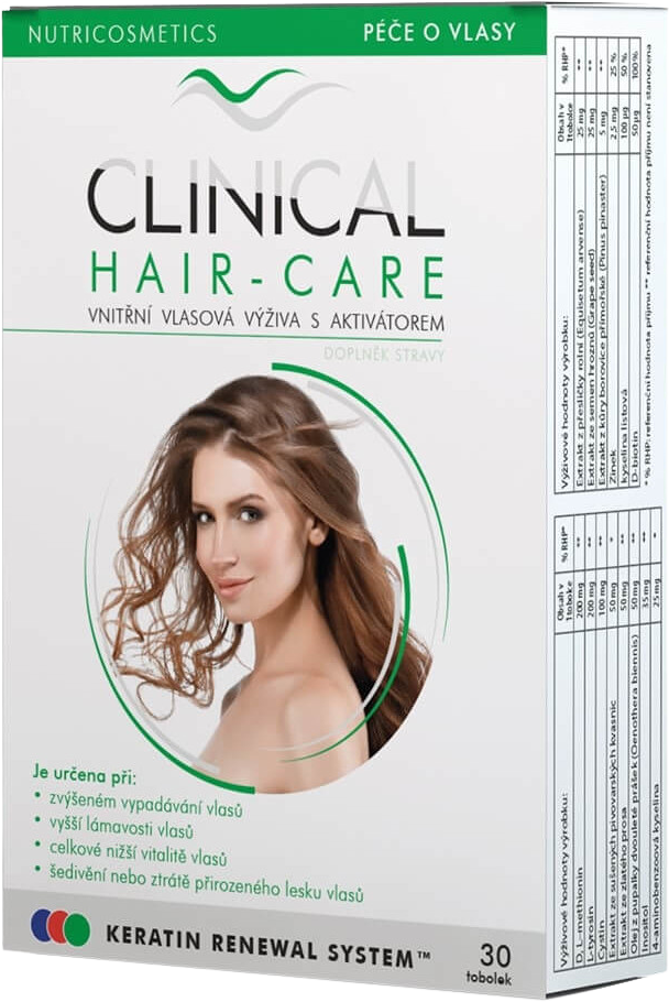 Clinical Nutricosmetics Hair-Care měsíční kúra 30 tobolek