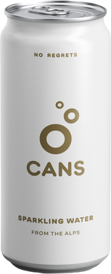 CANS Jemně perlivá alpská voda 6 x 330 ml