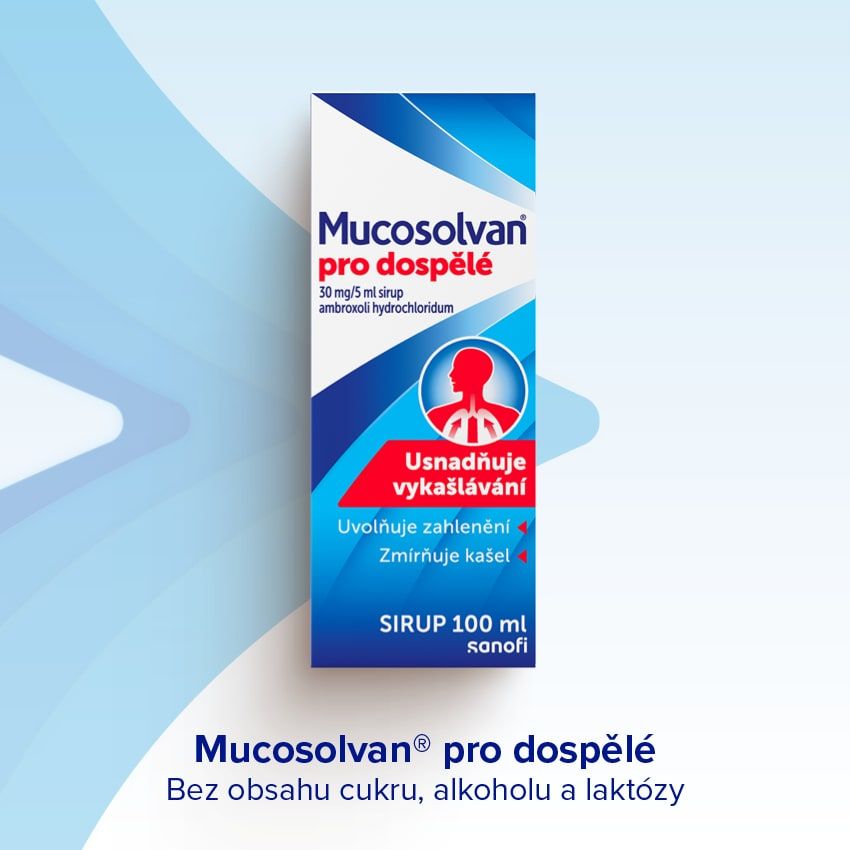 Mucosolvan pro dospělé sirup 100 ml