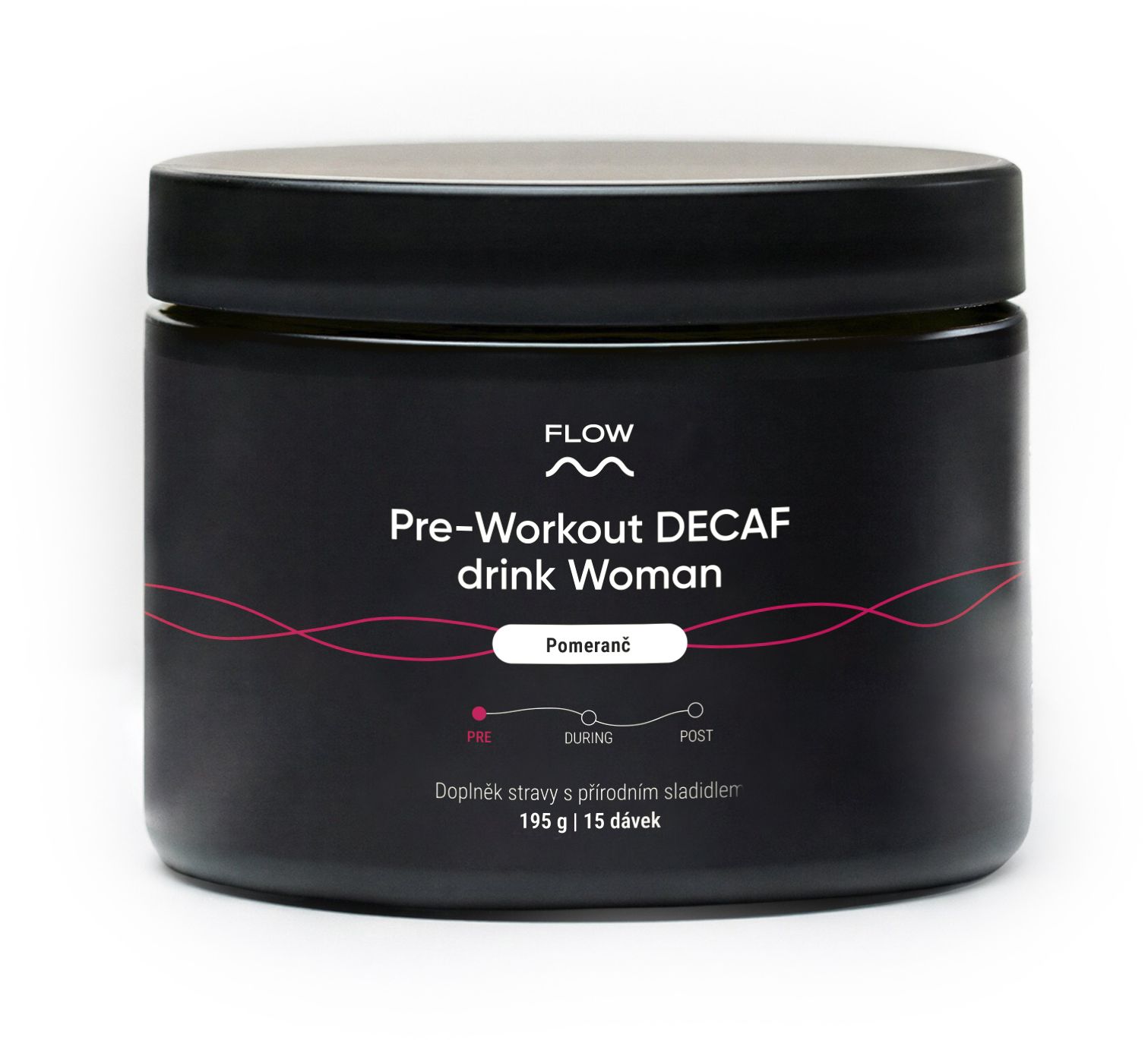 Flow Preworkout Woman DECAF (pomeranč) 195 g