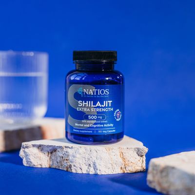 Natios Shilajit Extra Strength 500 mg 90 kapslí