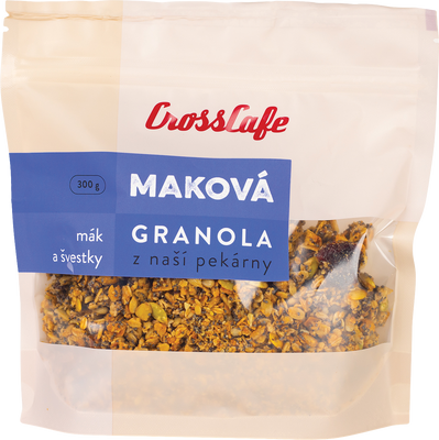 CrossCafe Granola maková 300 g