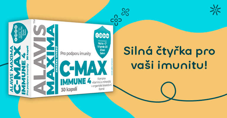Banner – Alavis MAXIMA C-Max immune4 30 kapslí