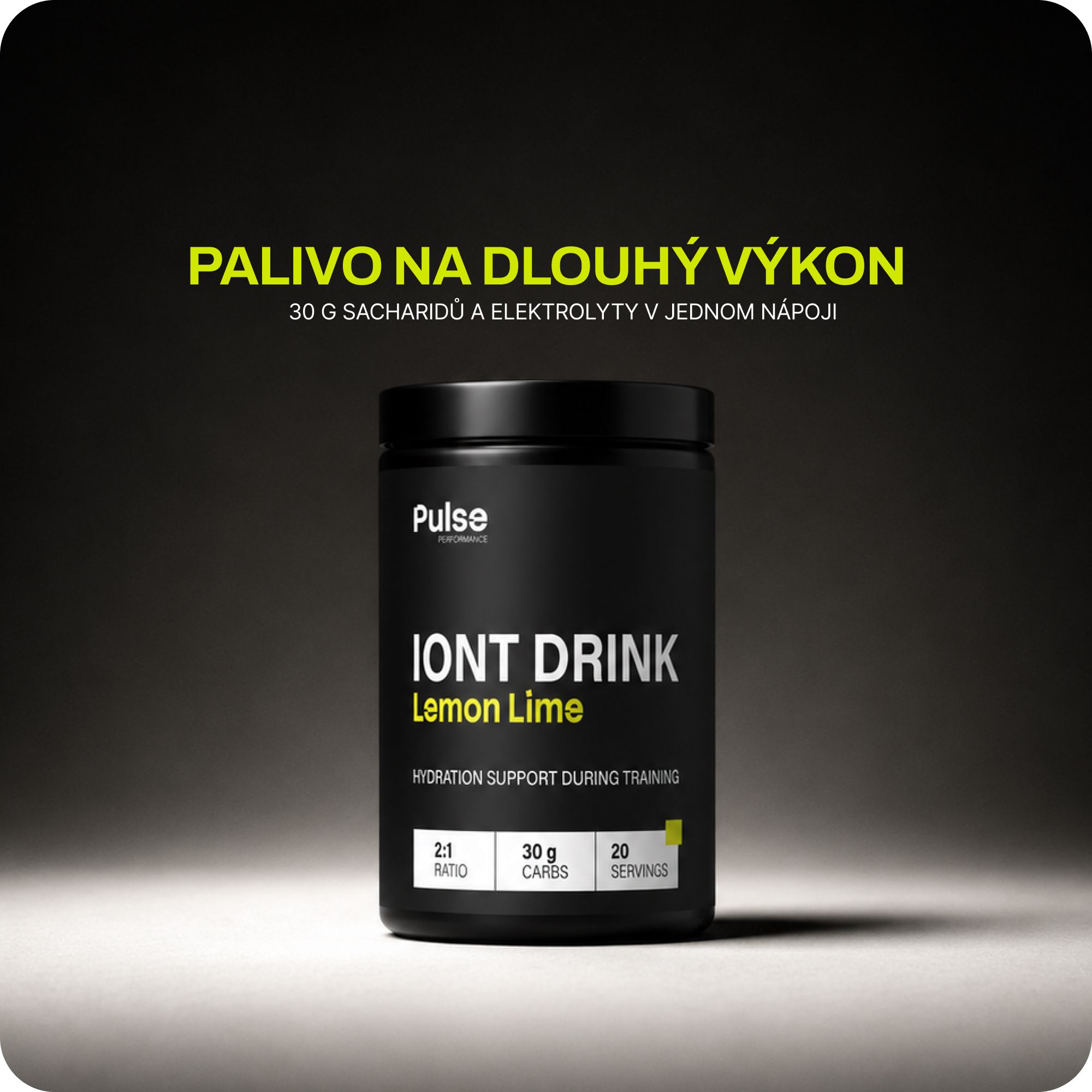 Pulse Performance Carb Iont Drink Citron Limetka 640 g