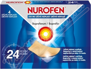 Nurofen 200 mg léčivé náplasti 4 ks