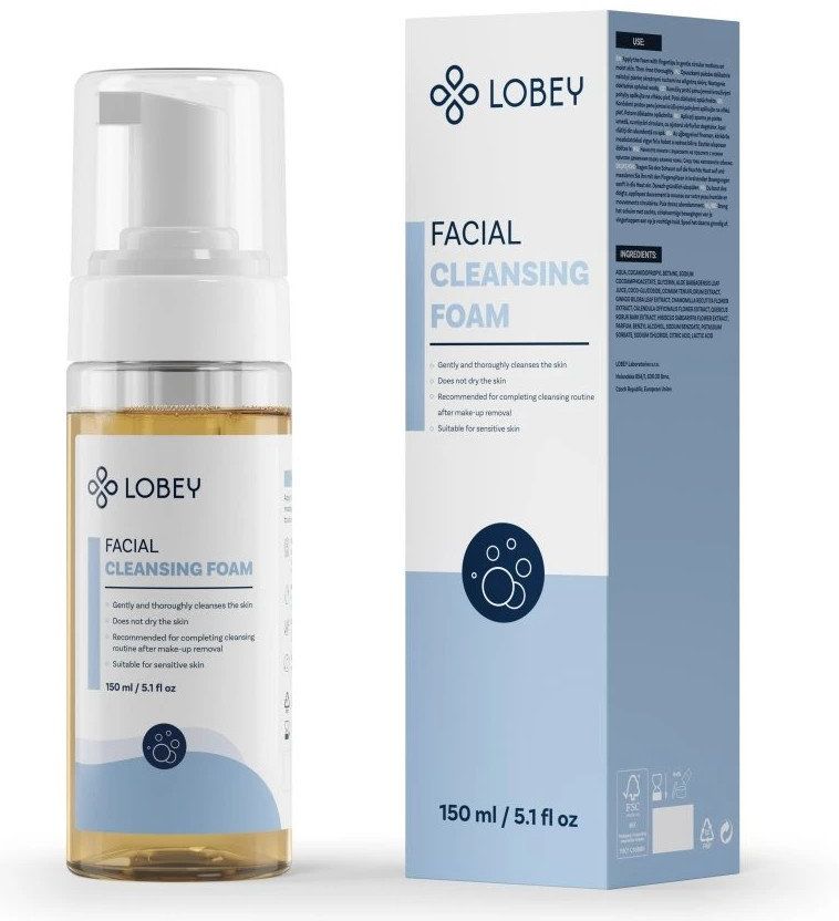 Lobey Obličejová mycí pěna 150 ml