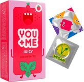 You Me Juicy kondomy se šťavnatým jahodovým aroma 12 ks