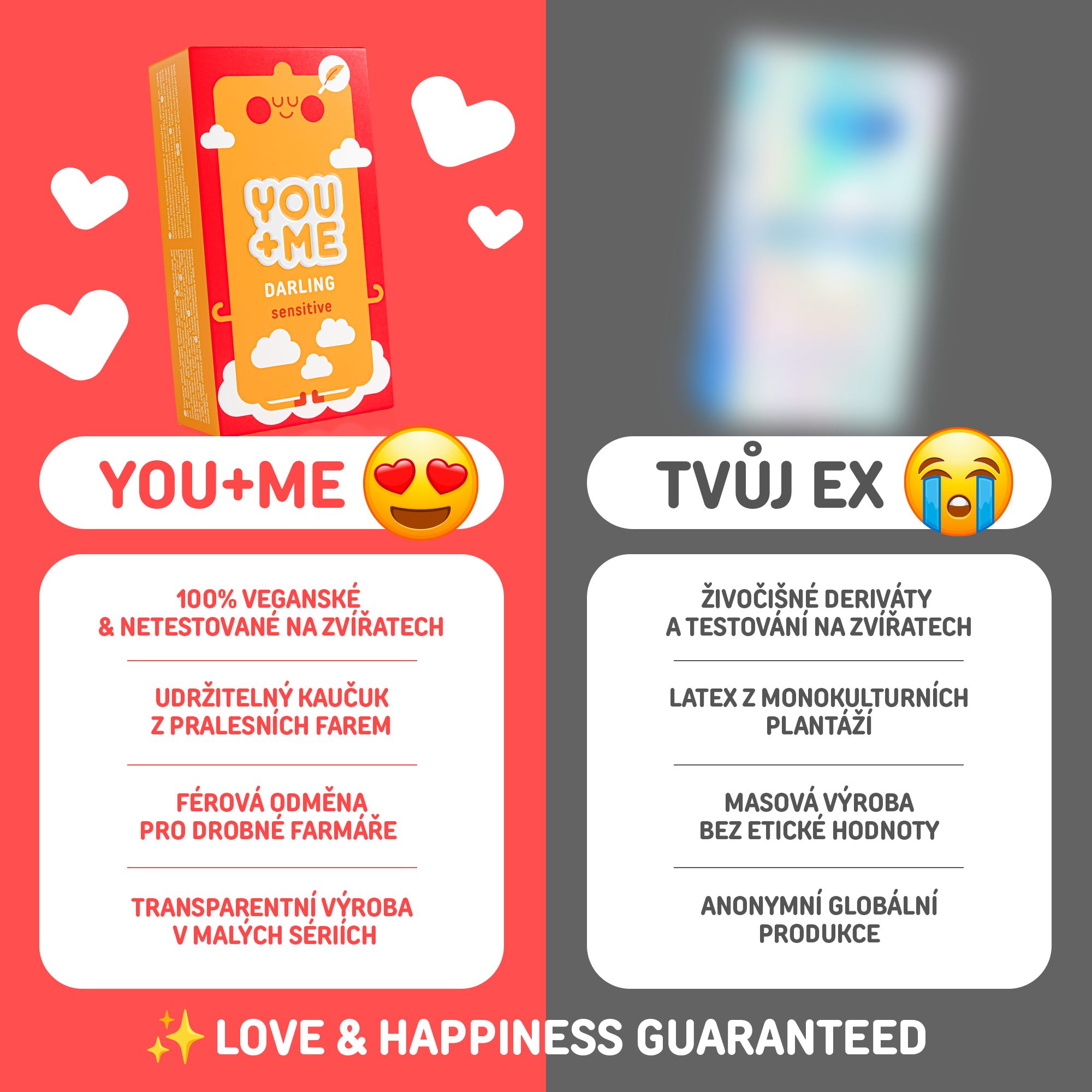 You Me Darling kondomy s extra tenkou stěnou 12 ks