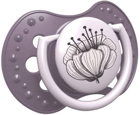 LOVI Dudlík silikonový dynamický Botanic dívka 3-6m 2 ks