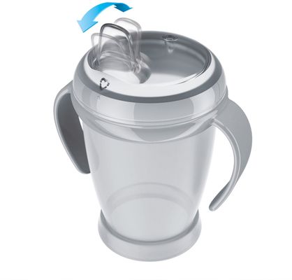 LOVI Hrneček nevylévací se svítícími úchyty BUDDY BEAR 6m+, 250 ml