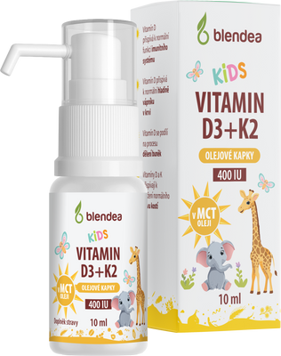 Blendea Vitamin D3 + K2 kapky pro děti 10 ml