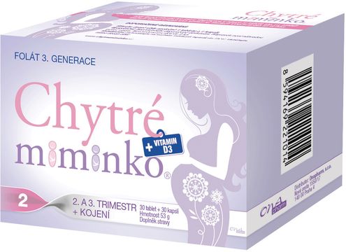 Chytré miminko s DHA 30 tablet + 30 kapslí