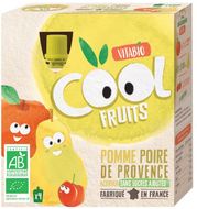 Vitabio Ovocné BIO kapsičky Cool Fruits jablko, hruška a acerola 4 x 90 g
