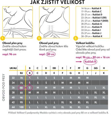 Medela Pás pro snadné odsávání Hands-free™ - bílý M