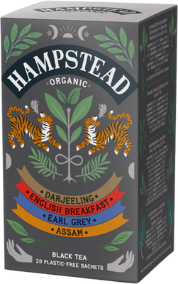 Hampstead Tea BIO selekce černých čajů 20 sáčků