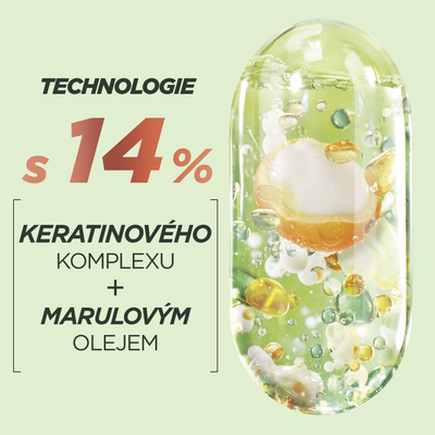 Garnier Fructis Goodbye damage keratin filler posilující oplachová péče 200 ml