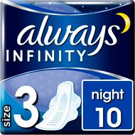Always Infinity Night Vložky s křidélky, velikost 3, 10 ks