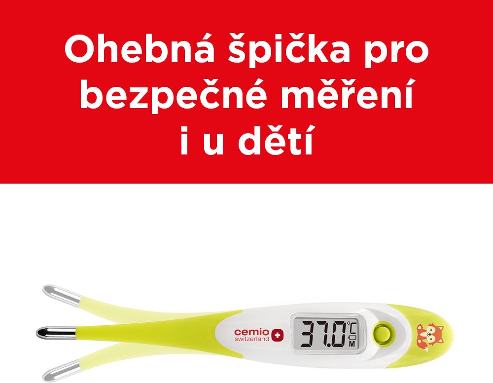 Cemio Metric 304 Rapid Flex Digitální teploměr dětský