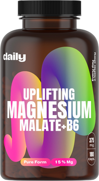 Daily Uplifting Magnesium Malate + B6 180 kapslí