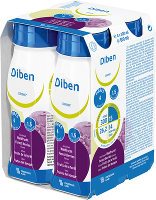 Drink perorální roztok Lesní plody 4 x 200 ml