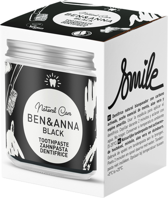 Ben & Anna Zubní pasta pro bělení zubů s aktivním uhlím 100 ml