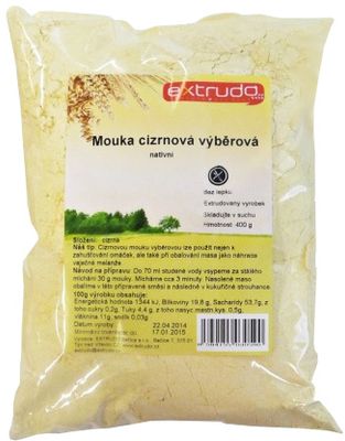 Extrudo Mouka cizrnová výběrová 400 g