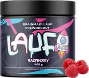 BrainMax LAUF Preworkout s kofeinem malina 400 g