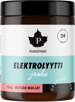 Puhdistamo Electrolyte Powder Red berries 120 g