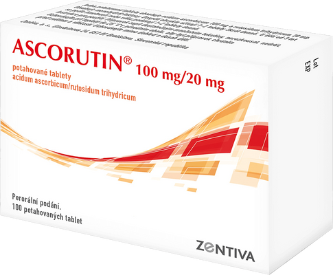Ascorutin 100mg/20mg 100 tablet
